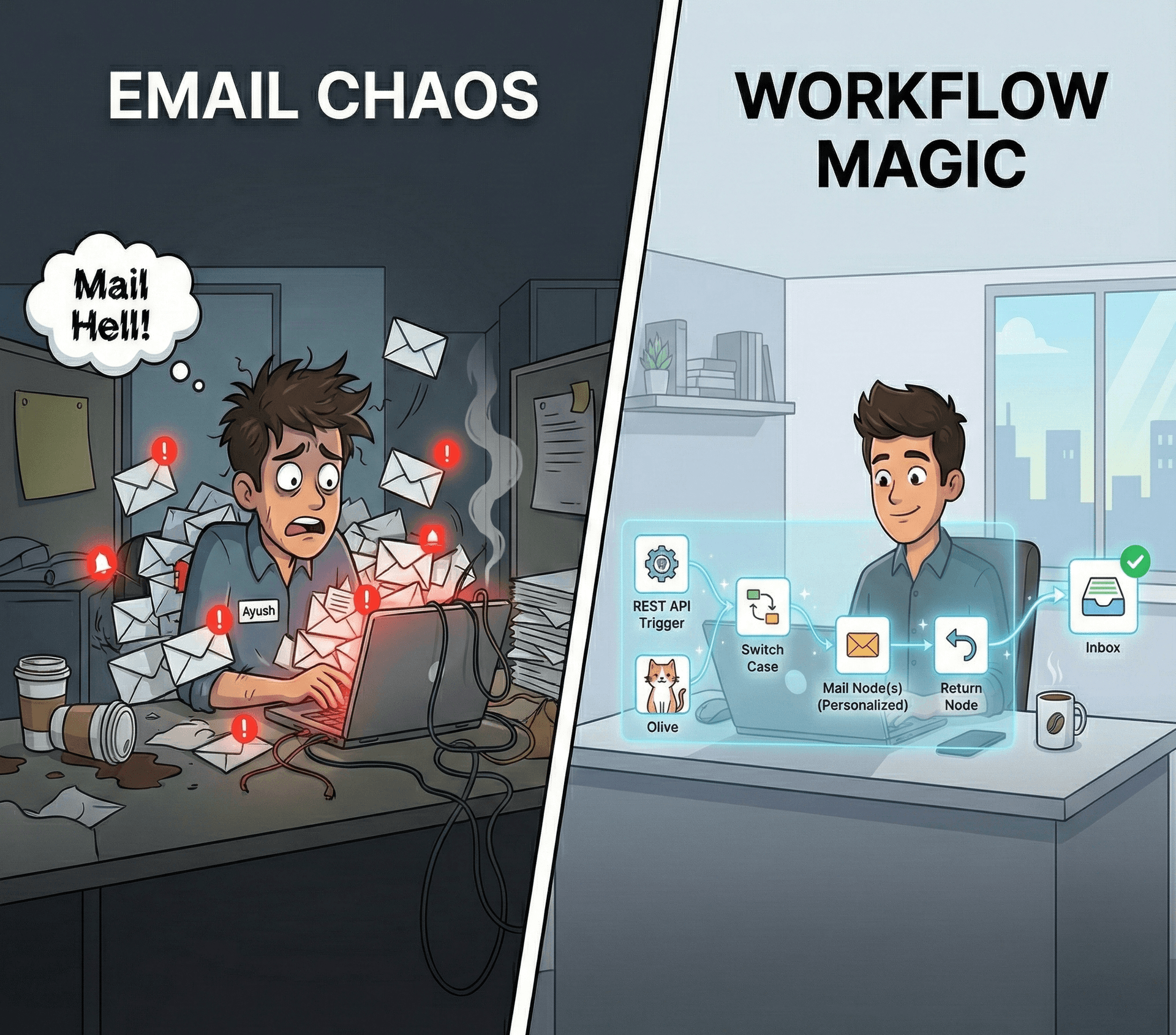 When Email Chaos Meets Workflow Magic